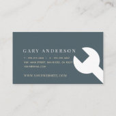 Blauwwaterspijn en regenbui visitekaartje (Achterkant)