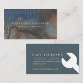 Blauwwaterspijn en regenbui visitekaartje (Voorkant / Achterkant)