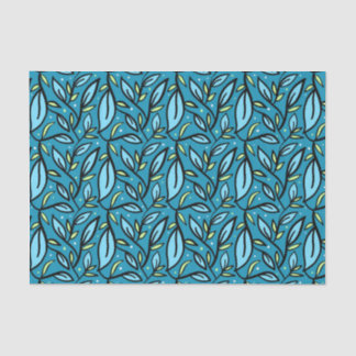 Blauwweefselbladeren Tissuepapier