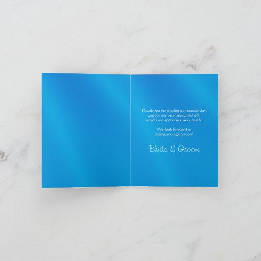 Blauwwitte strand zeester bedankt (Binnen)