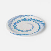 Blauwwitzwenkplank voor kleurstof papieren bordje (Gekanteld)