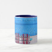 Blauwzand in de tenen mok (Midden)