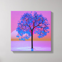 Blauwzon Canvas Afdruk