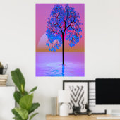 Blauwzon Poster (Thuiskantoor)