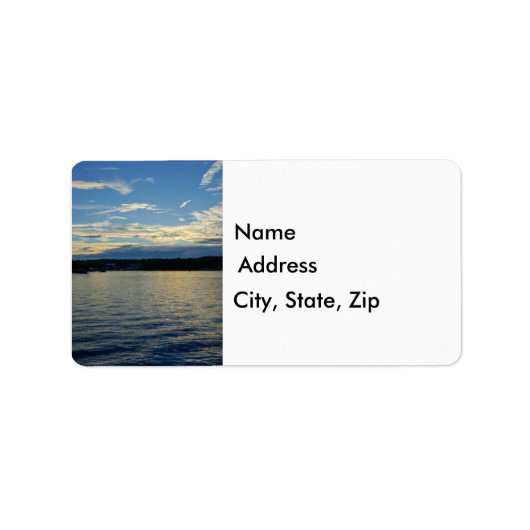 Blauwzonnesmeer van Ozarks Etiket (Voorkant)