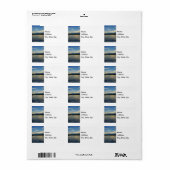 Blauwzonnesmeer van Ozarks Etiket (Full Sheet)