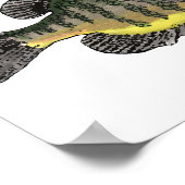 Blauwzonnig Poster (Hoek)