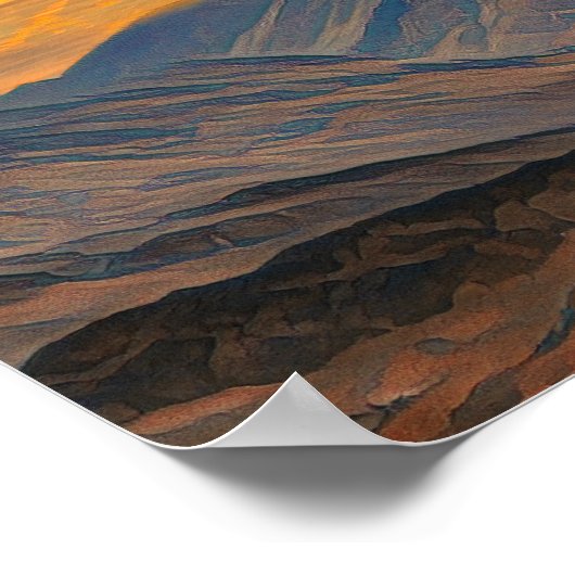 Blaven, eiland Skye, Schotland Poster (Hoek)