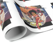 blaxploitation afro spion cadeaupapier (Rol Hoek)