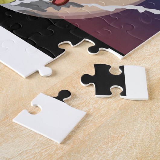 blaxploitation afro spion legpuzzel (Zijkant)