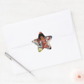 blaxploitation afro spion ster sticker (Envelop)