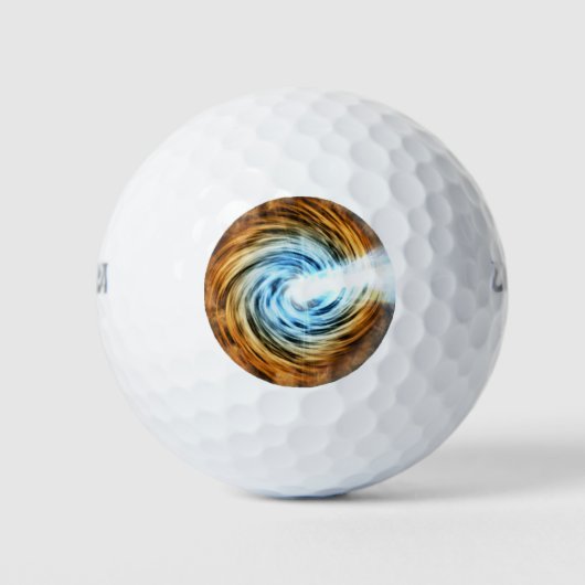 Blazar Black Hole Powered Galaxy Golfballen (Voorkant)