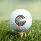 Blazar Black Hole Powered Galaxy Golfballen (Insitu Shirt)