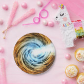 Blazar Black Hole Powered Galaxy Papieren Bordje (Feest)