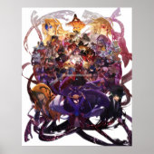 Blazblue Alle tekens Poster (Voorkant)