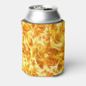 Blaze brand met hoge resolutie: naadloze textuur. blikjeskoeler (Blikje Achterkant)