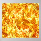 Blaze brand met hoge resolutie: naadloze textuur. poster (Voorkant)