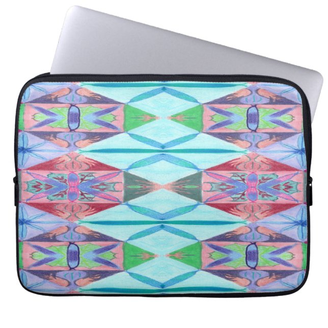 Blaze C/M op een laptophoes Laptop Sleeve (Voorkant)