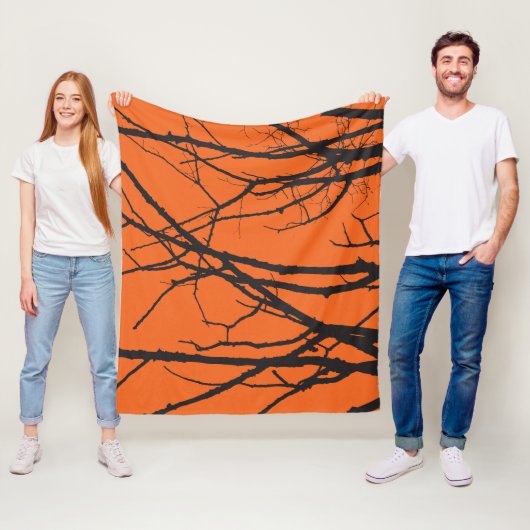 Blaze Camo Fleece Blanket Deken (In situ)