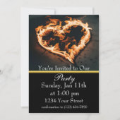 Blaze een Trail naar onze Fire Party! Kaart (Voorkant)