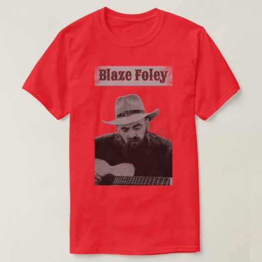 Blaze Foley Illustraties T-shirt (Design voorkant)