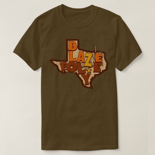 Blaze Foley T-shirt (Design voorkant)