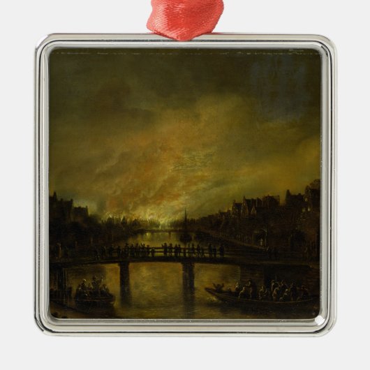 Blaze in Amsterdam Metalen Ornament (Voorkant)