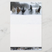 Blaze New Trails Horse Briefpapier (Voorkant)