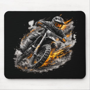 Blaze Rider Motocross Dirt Bike Actiedesign Muismat