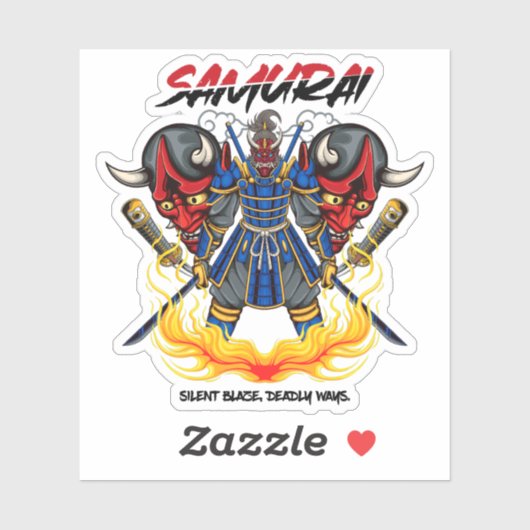 Blaze Samurai Sticker (Vel)
