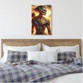 Blazeforge Hunter Canvas Afdruk (Insitu (Slaapkamer))