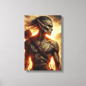 Blazeforge Hunter Canvas Afdruk (Voorkant)