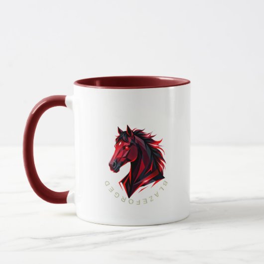 BlazeForge Paarden Mok (Links)