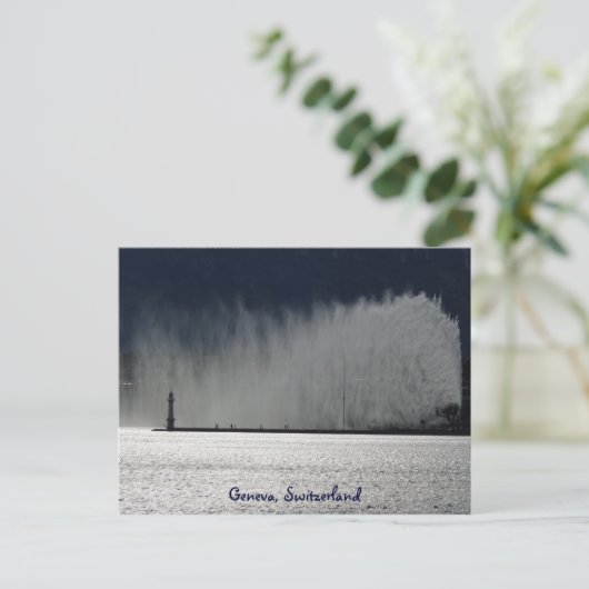 blazen in de wind briefkaart (Staand voorkant)