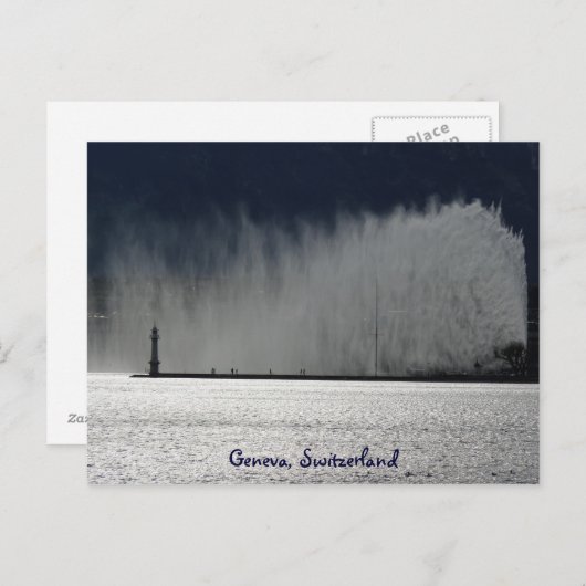 blazen in de wind briefkaart (Voorkant / Achterkant)