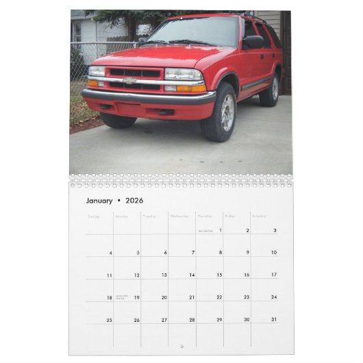 Blazer Calender 2010 Kalender (Jan 2026)