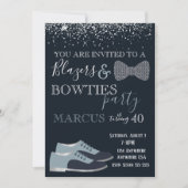 Blazers & bowties Partij Mannen 40, 50 jaar Kaart (Voorkant)