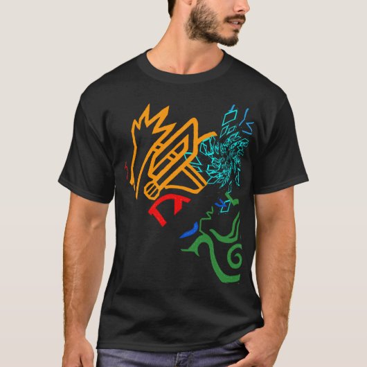 Blazin'Amazing Fire Oranje T shirt (Voorkant)