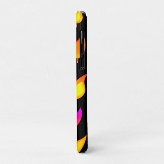Blazing Abstracte Flame Art Case-Mate iPhone Case (Achterkant/links)
