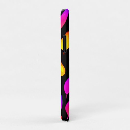 Blazing Abstracte Flame Art Case-Mate iPhone Case (Achterkant/rechts)