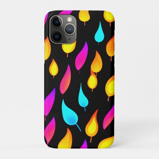 Blazing Abstracte Flame Art Case-Mate iPhone Case (Achterkant)