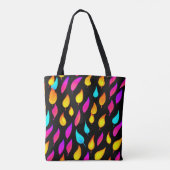 Blazing Abstracte Flame Art Tote Bag (Achterkant)