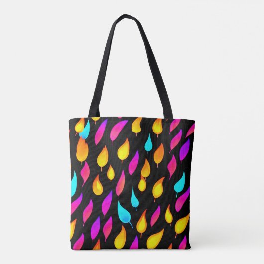 Blazing Abstracte Flame Art Tote Bag (Achterkant)
