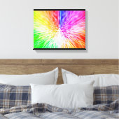 Blazing Angel Canvas afdrukken (Insitu (Slaapkamer))