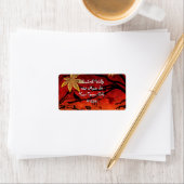 'Blazing Autumn' label (Insitu)