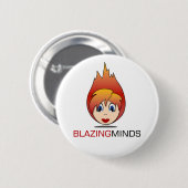 Blazing Badges! Ronde Button 5,7 Cm (Voorkant /achterkant)