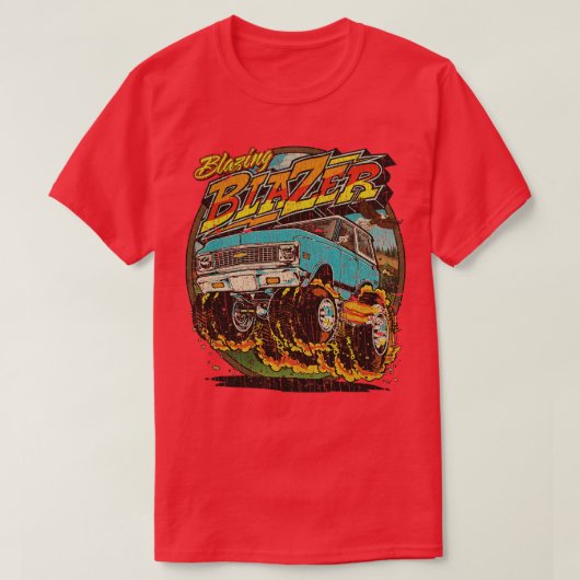 Blazing Blazer 1974 T-shirt (Design voorkant)