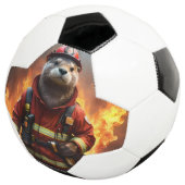 **"Blazing Bravery: The Otter Firefighter"** Voetbal (Drie kwart)