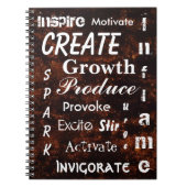 Blazing Bronze Writing Notitieboek (Voorkant)