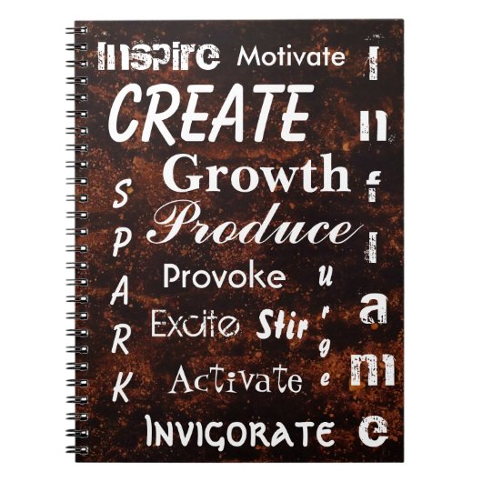 Blazing Bronze Writing Notitieboek (Voorkant)